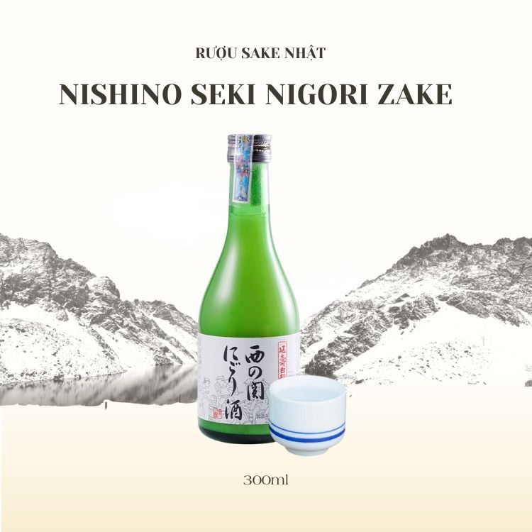 rượu sake nigori zake 300ml